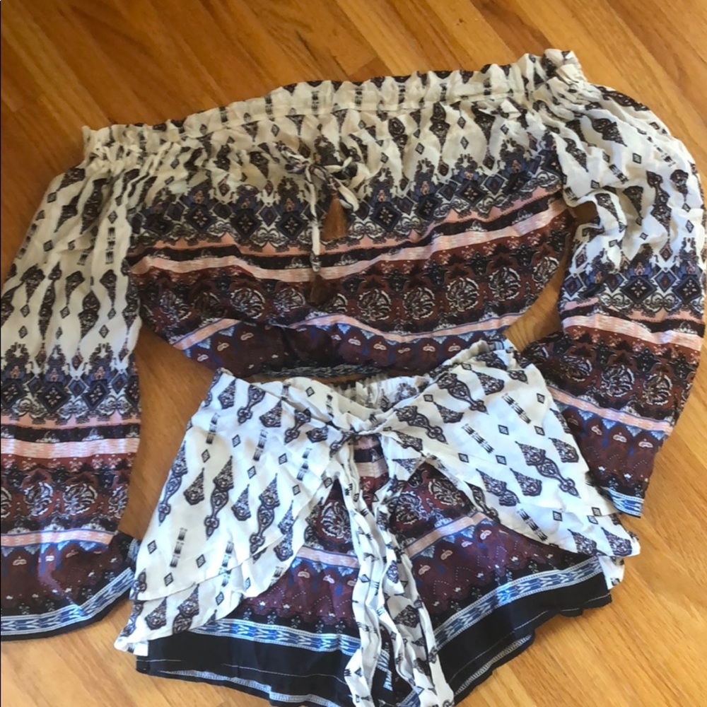 Two piece shirt set